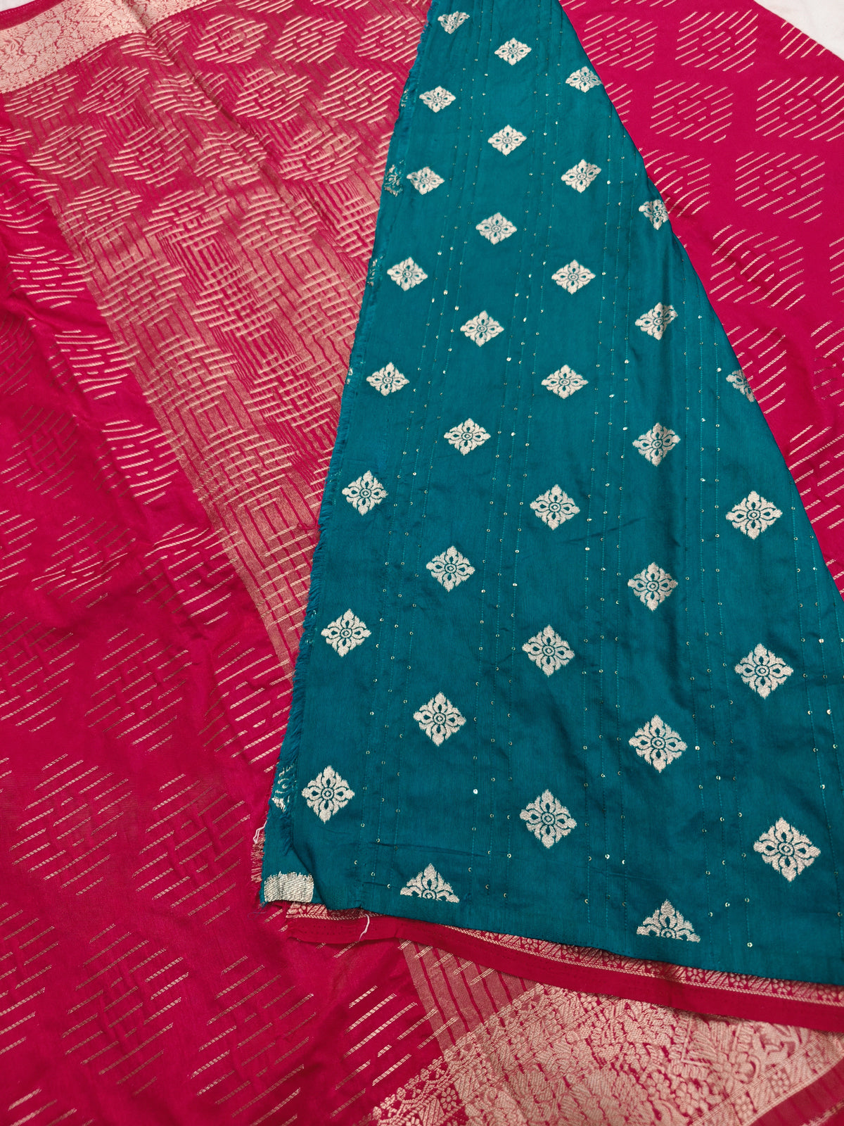 DOLA SILK RANI WITH GOLDEN ZARI WORK
