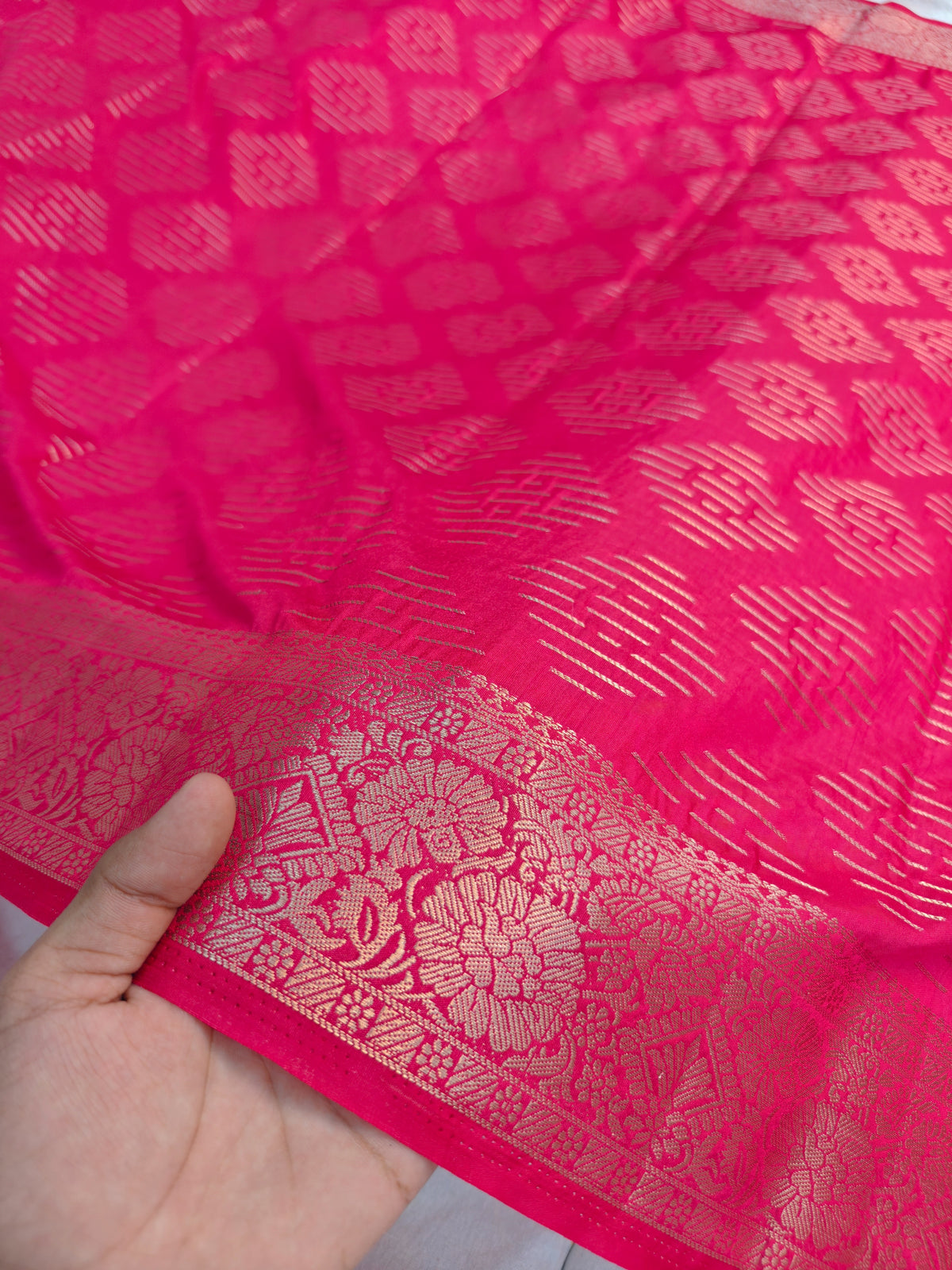 DOLA SILK RANI WITH GOLDEN ZARI WORK